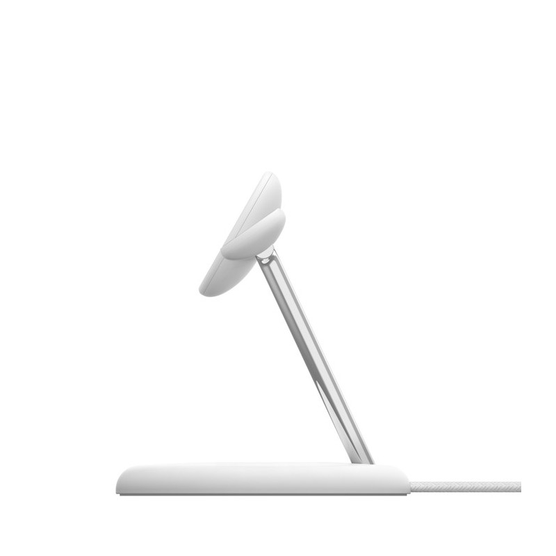 Belkin BOOST CHARGE PRE Qi2, 15W 3v1 magnetický stojan, biely