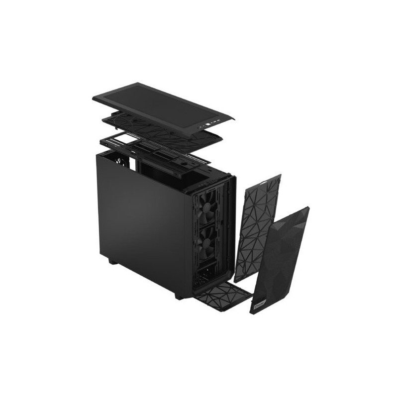 Fractal Design Meshify 2 Black Solid/Midi Tower/Čierna