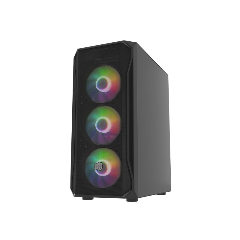 GENESIS - PC skriňa Fury SHOBO/Midi Tower/Transpar./Čierna