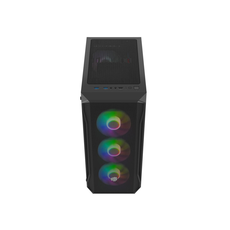 GENESIS - PC skriňa Fury SHOBO/Midi Tower/Transpar./Čierna
