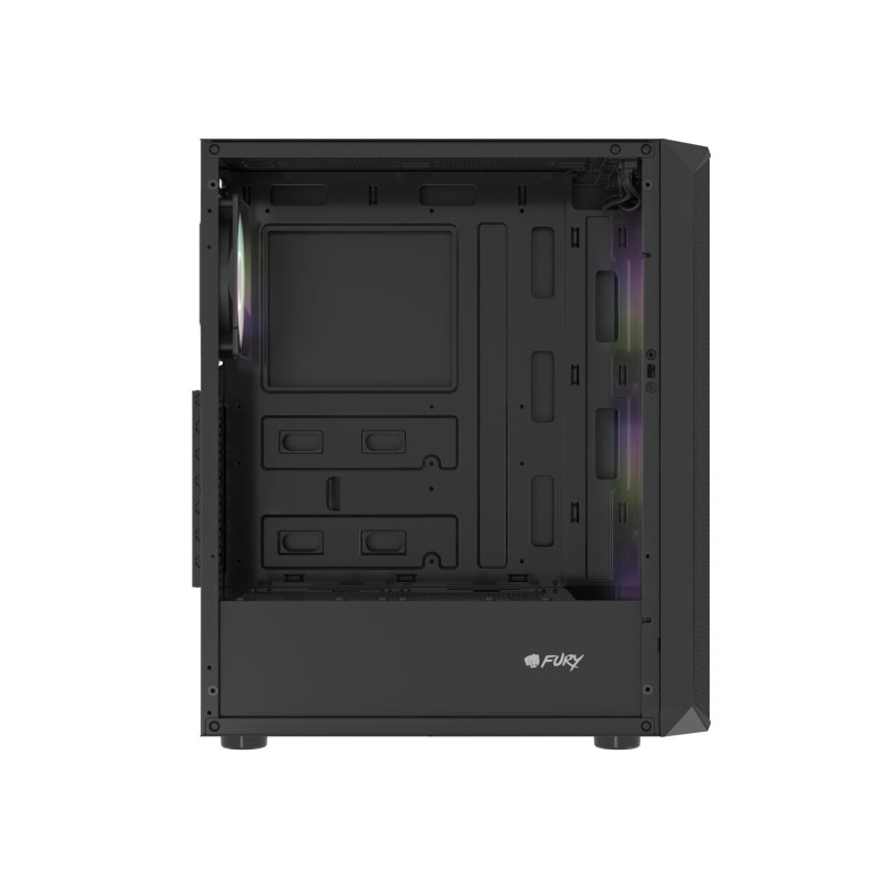 GENESIS - PC skriňa Fury SHOBO/Midi Tower/Transpar./Čierna
