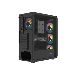 GENESIS - PC skriňa Fury SHOBO/Midi Tower/Transpar./Čierna