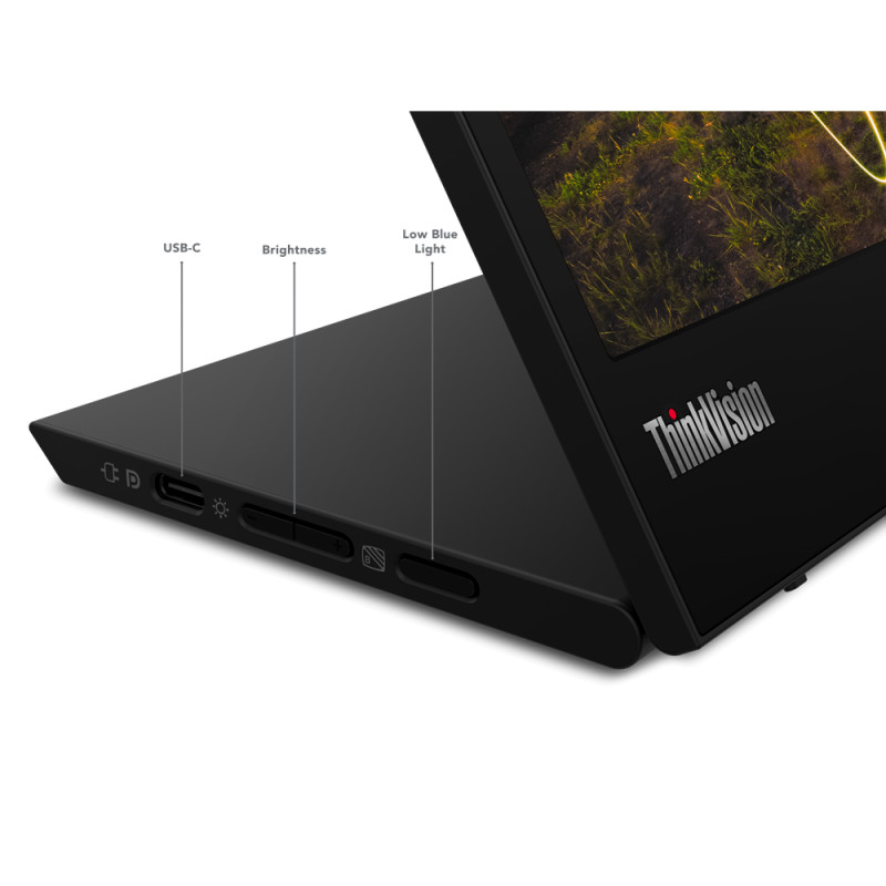 Lenovo ThinkVision/M15/15,6''/IPS/FHD/60Hz/6ms/Black/3R