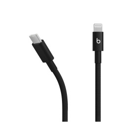 APPLE - Beats USB-C/Lightning Woven Cable(1.5m)-Bolt Black
