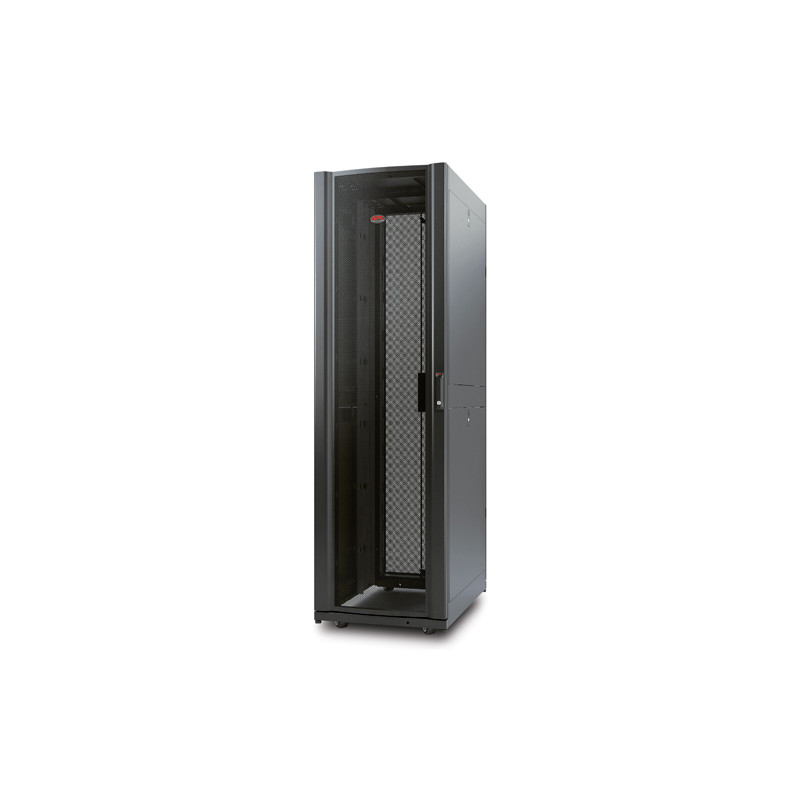 APC - NetShelter AV 42U 600mm Wide x 825 Deep Enclosure with Sides and 10-32 Threaded Rails Black