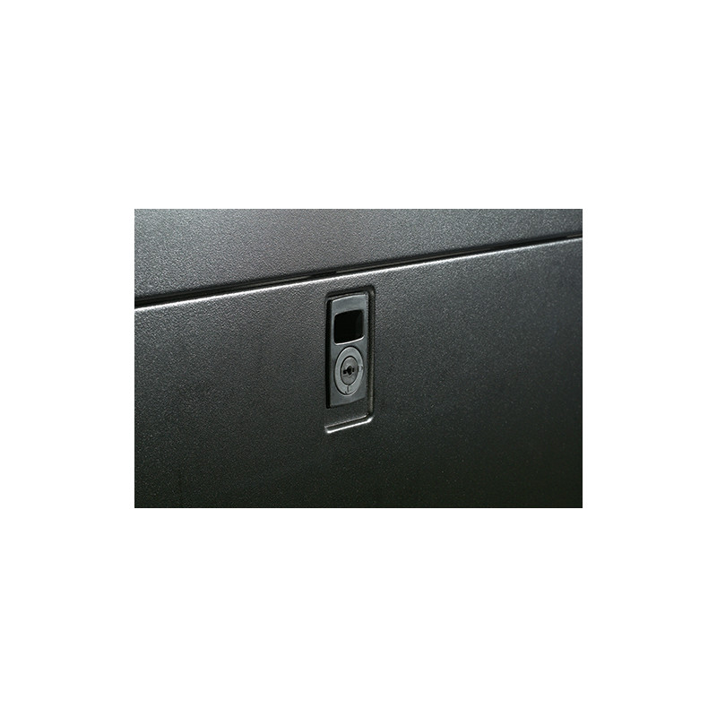 APC - NetShelter AV 42U 600mm Wide x 825 Deep Enclosure with Sides and 10-32 Threaded Rails Black
