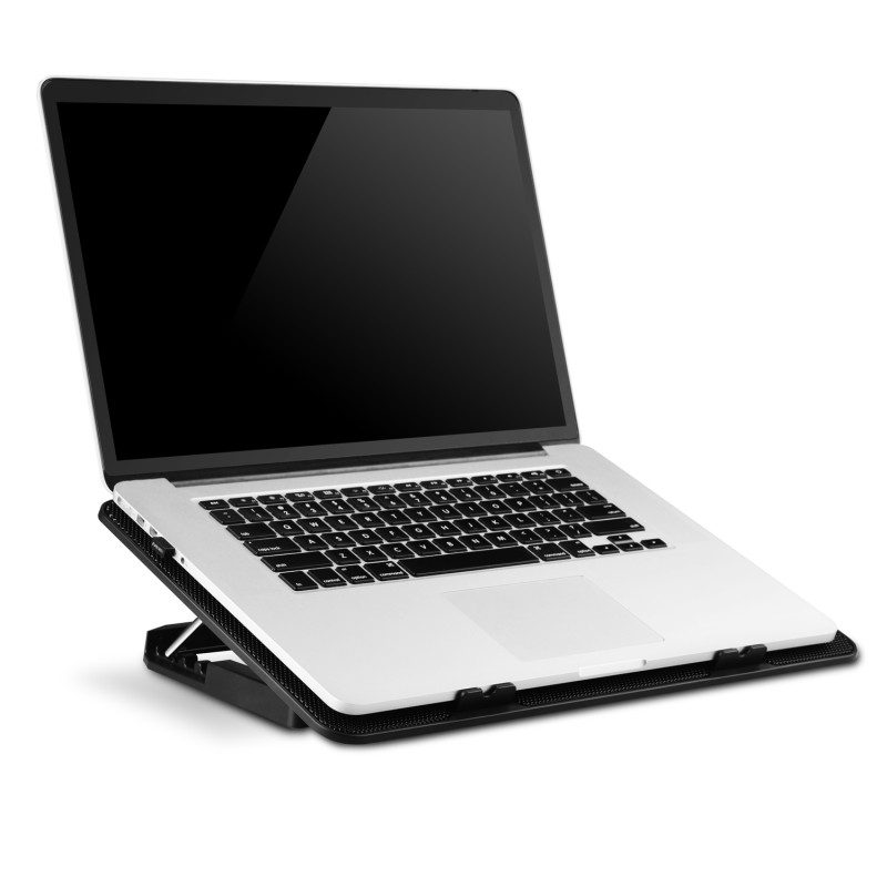 EVOLVEO A101RGB, chladiaca podložka pre notebook, 2x ventilátor, RGB podsvietenie