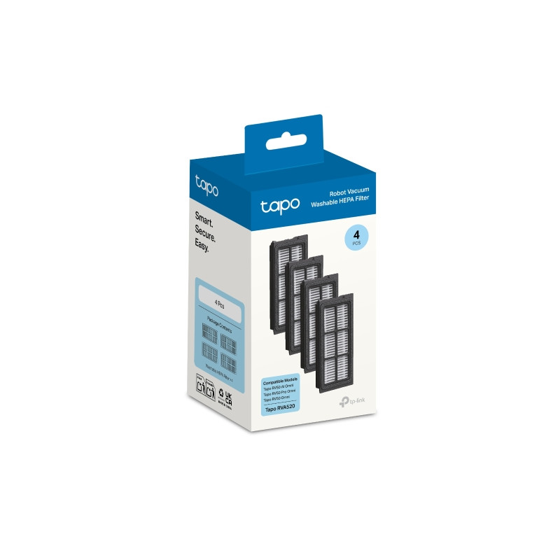 TP-LINK - Tapo RVA520 Washable HEPA Filter