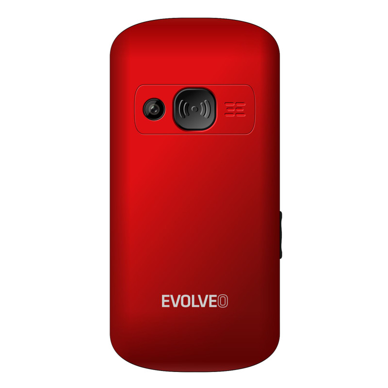 EVOLVEO EasyPhone XS, mobilný telefón pre seniorov, červený