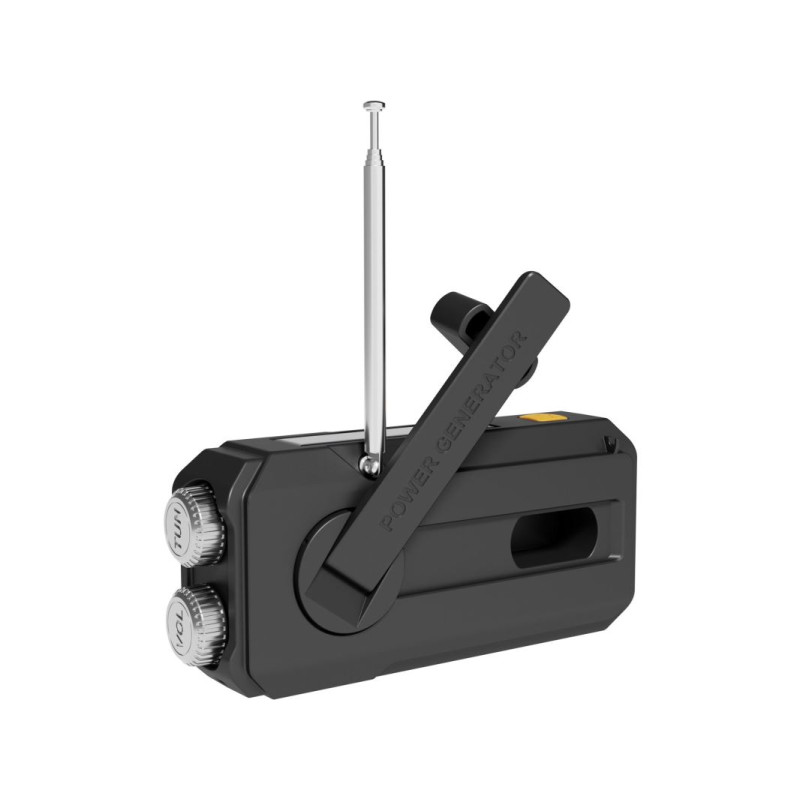 NONAME - Sandberg Surviovor All-in-1 2000 mAh, FM/AM rádio s ďalšími funkciami, čierna