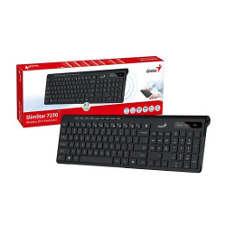 Genius SlimStar 7230/Bezdrôtová USB/ CZ- SK layout/Čierna