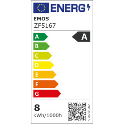 EMOS LED FLM A60 7,2 W (100 W) 1521lm E27 WW A CLASS