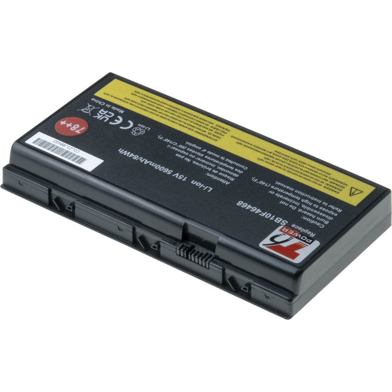 Batérie T6 Power Lenovo ThinkPad P70, ThinkPad P71, 5600mAh, 84Wh, 8cell