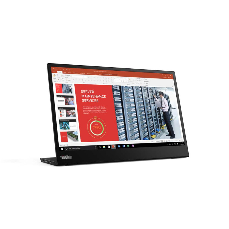 Lenovo ThinkVision/M14/14''/IPS/FHD/60Hz/6ms/Black/3R