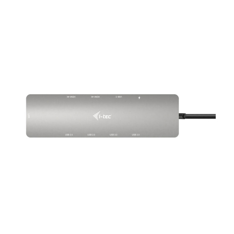 i-tec USB-C Metal Nano 2x HDMI Docking Station, PD 100W