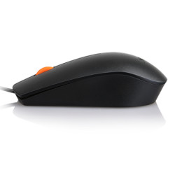 Lenovo 300/Kancelárska/Optická/1 600 DPI/Drôtová USB/Čierna