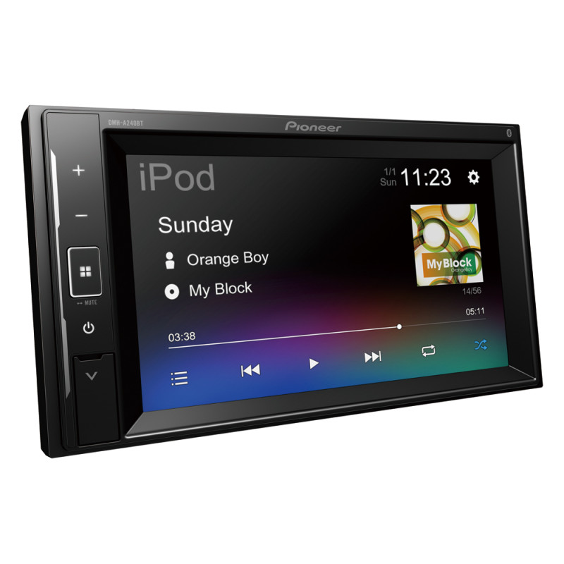 Pioneer DMH-A240BT 2DIN autorádio s LCD displejom a Bluetooth