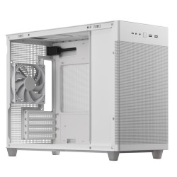 ASUS PRIME AP201/Micro ATX/Transpar./Biela