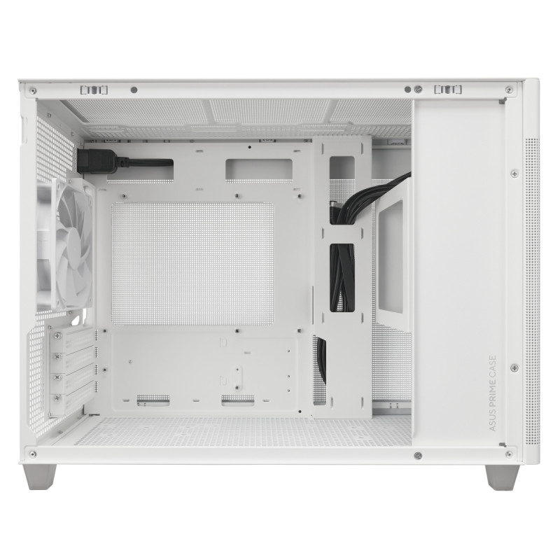 ASUS PRIME AP201/Micro ATX/Transpar./Biela