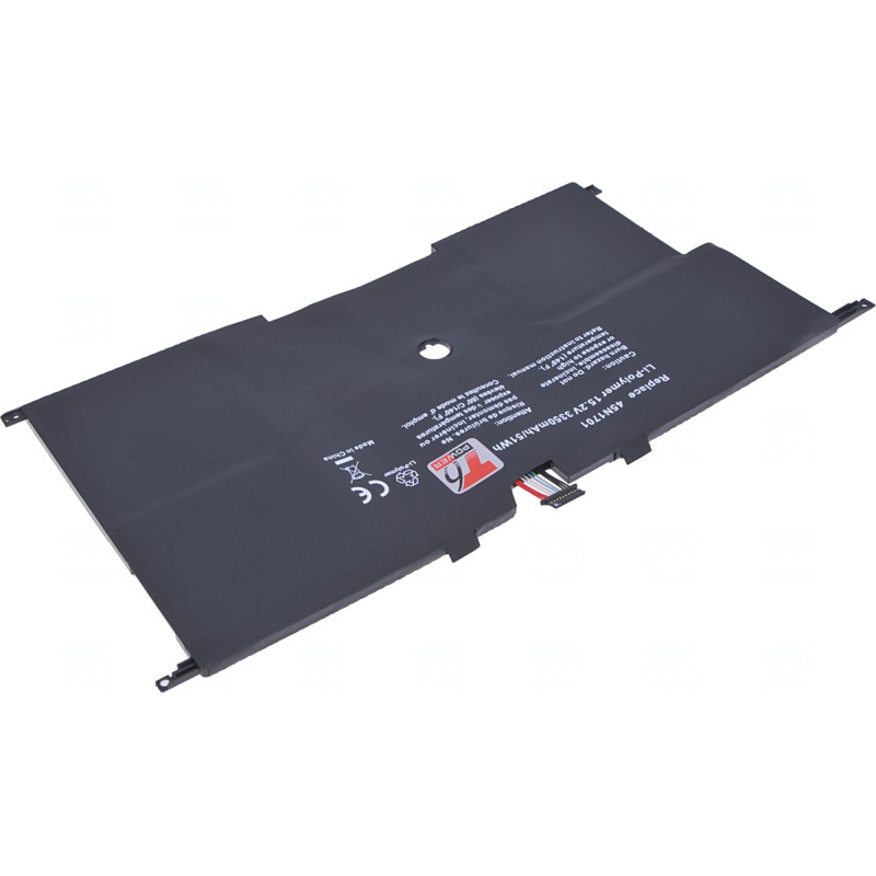 Batéria T6 Power pre Lenovo ThinkPad X1 Carbon 2nd Gen, 3rd Gen, 3350mAh, 51Wh, 8cell, Li-Pol