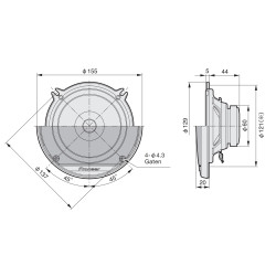 Pioneer TS-G1310F 37 cm jednopásmové reproduktory
