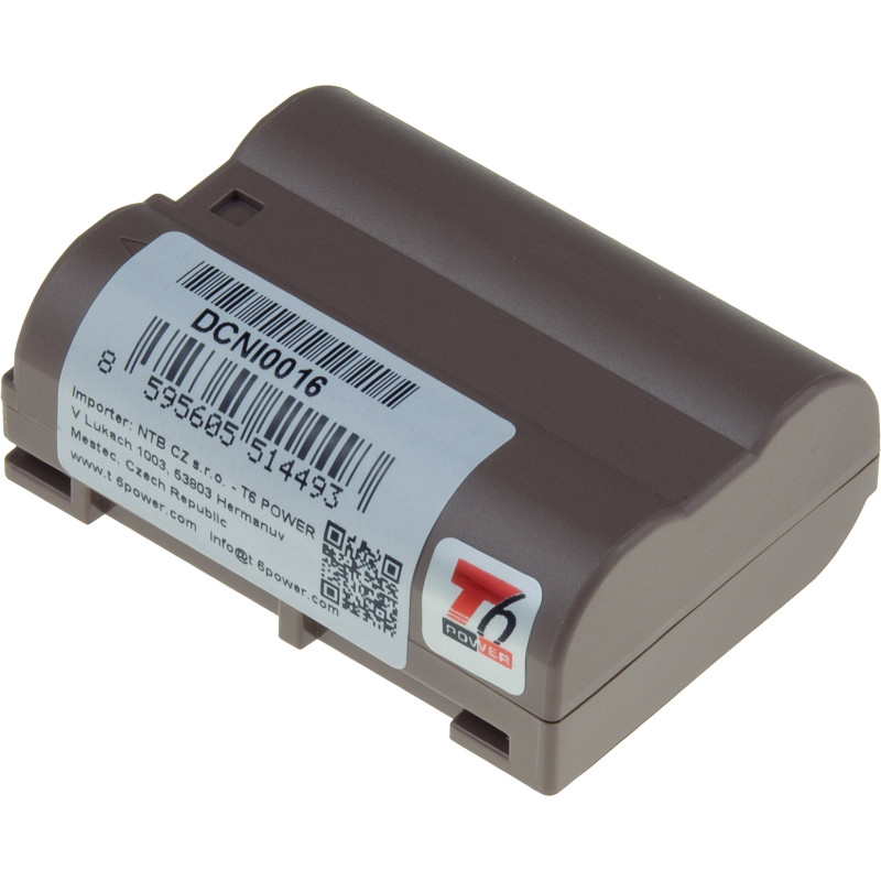 Batérie T6 Power pre Nikon EN-EL15, EN-EL15a, EN-EL15e, EN-EL15b, 2280mAh, 16Wh, USB-C