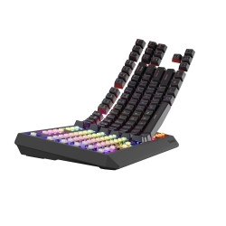 GENESIS herná klávesnica THOR 230/TKL/RGB/Outemu Silent Lemon/Bezdrôtová USB + Bluetooth/US layout/Č