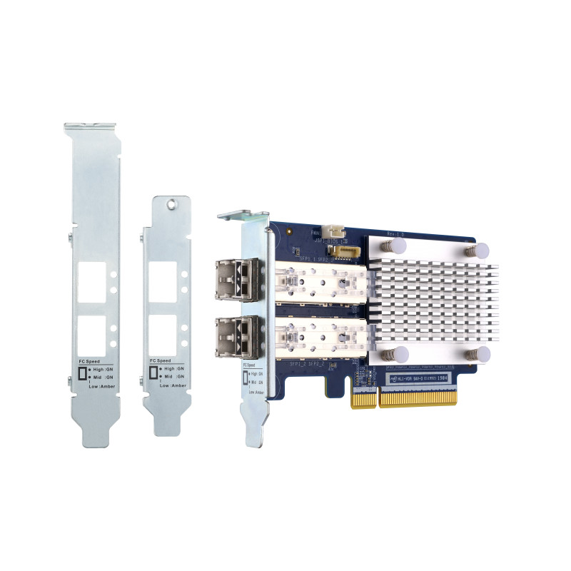 QNAP rozširujúca karta QXP-32G2FC (2x 32Gbps Fibre Channel porty, PCIe Gen3 x8)