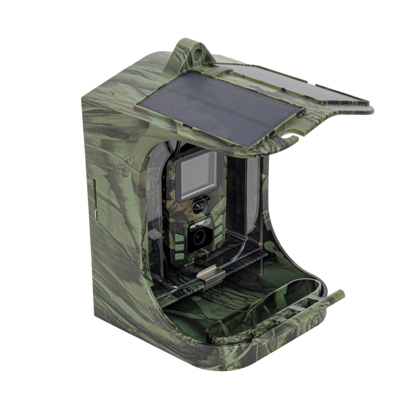 EVOLVEO StrongVision BirdFeeder - Chytré krmítko pre ptákov s kamerou a solárnym panelom