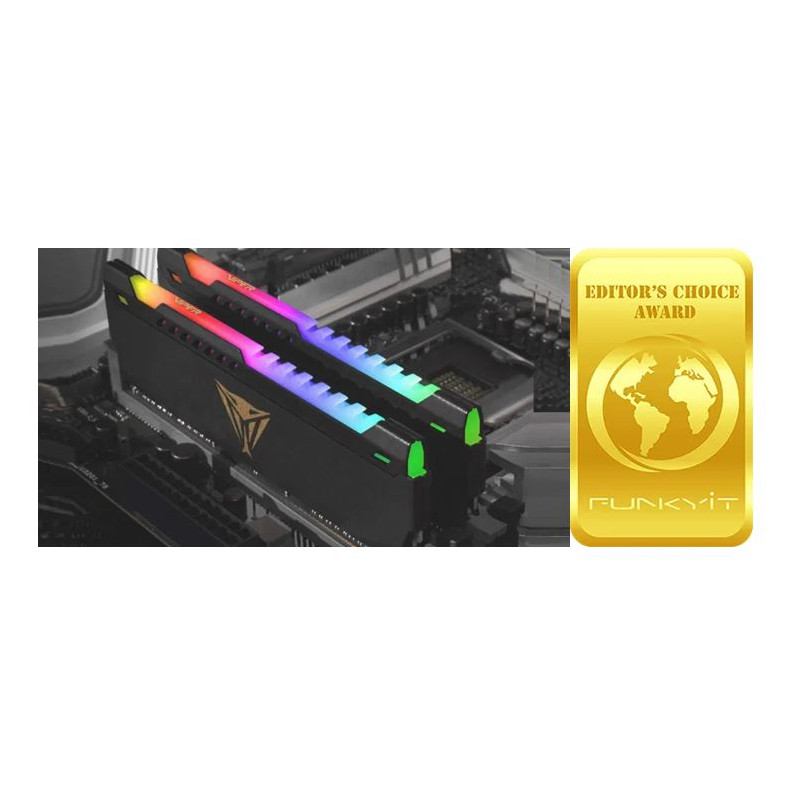 Patriot Viper/DDR4/32GB/3600MHz/CL20/2x16GB/RGB/Black