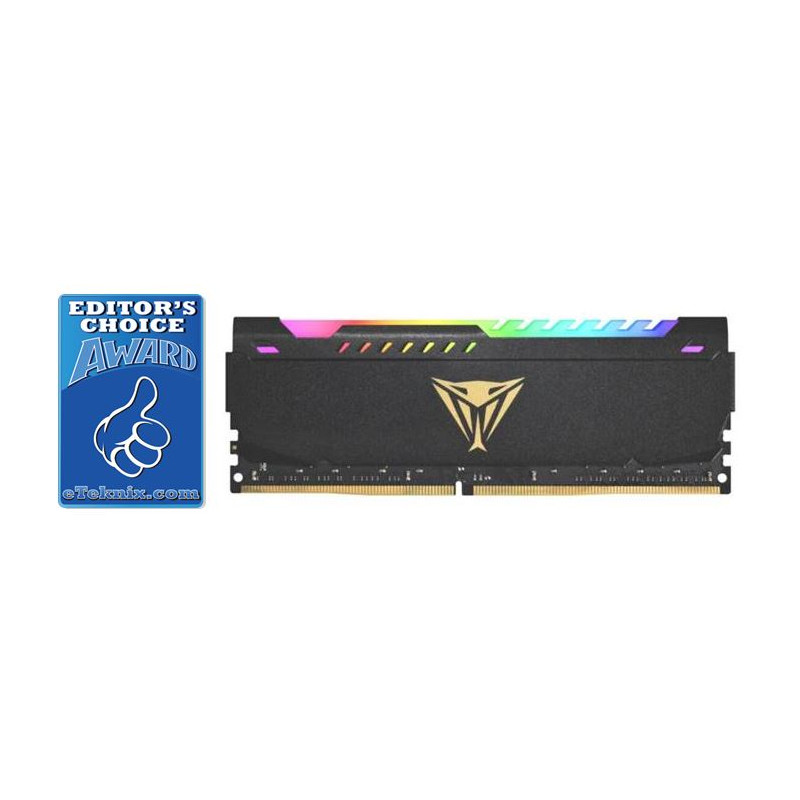 Patriot Viper/DDR4/32GB/3600MHz/CL20/2x16GB/RGB/Black