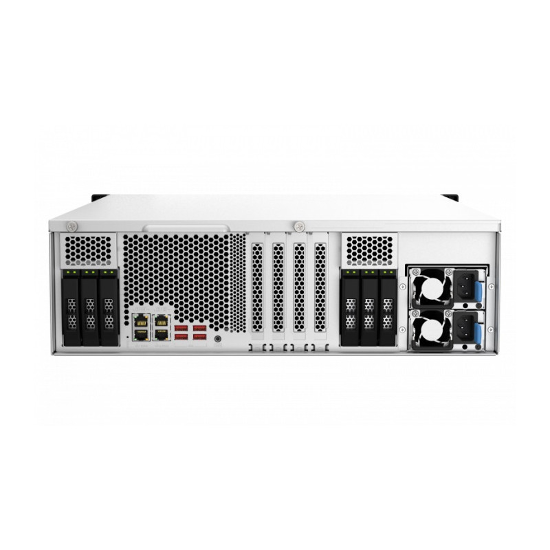 QNAP TS-h2287XU-RP-E2378-64G (Xeon 4,8 GHz, ZFS, 64GB ECC RAM, 16x 3,5'' + 6x2,5'', 2x 2,5GbE, 2x10GbE)