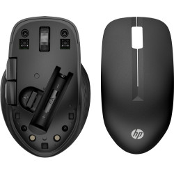 HP 430/Kancelárska/Optická/Pre pravákov/4 000 DPI/USB+BT/Čierna