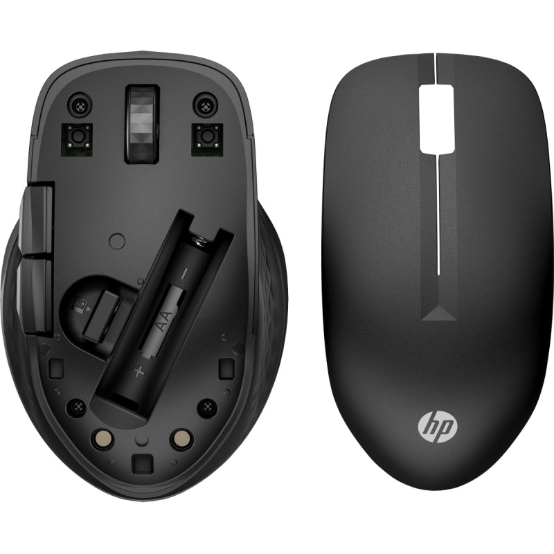 HP 430/Kancelárska/Optická/Pre pravákov/4 000 DPI/USB+BT/Čierna
