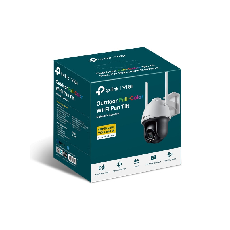 TP-LINK - VIGI C540-W(4mm) 4MP farebná WiFi Pan/Tilt Network Camera