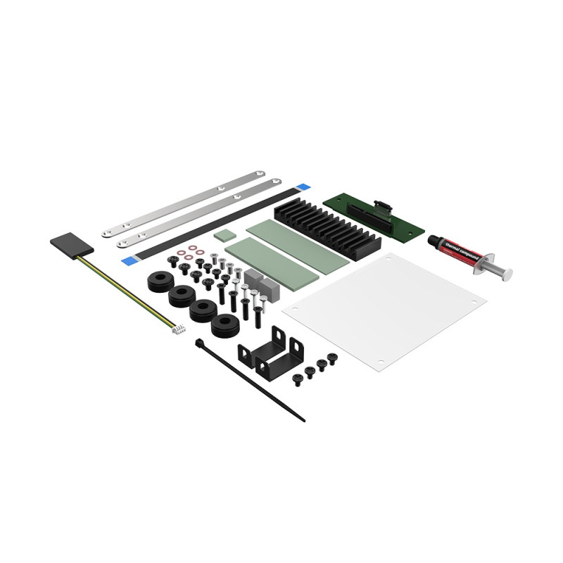 AKASA Maxwell RC Pro/UCFF 4'' x 4''/Čierna