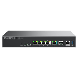 Grandstream GCC6020 all-in-one (6,5 Gbps VPN router, NGFW, switch 10G SPF+, a IP PBX 50 užívateľov)