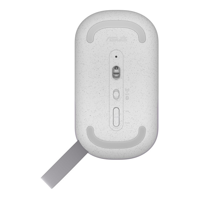ASUS MD100/Cestovná/Optická/1 600 DPI/USB+BT/Fialová
