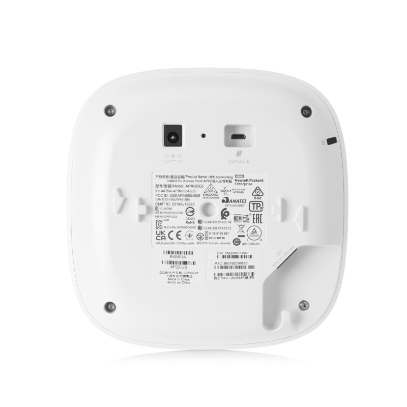 HP ENTERPRISE - Instant On AP22 with 12V PSU WW Bundle