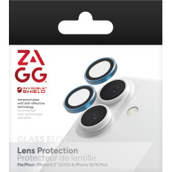ZAGG Ochranná čočka Premium pre Apple iPhone 17/16/16+ - modrá