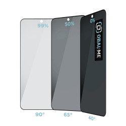 OBAL:ME Privacy 5D Tvrdené Sklo pre Samsung Galaxy S24/S25 Black