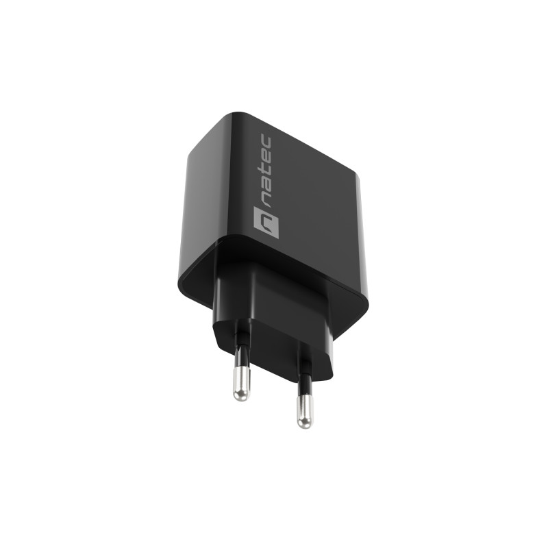 Univerzálna nabíjačka Natec RIBERA 20W 1X USB-C, čierna