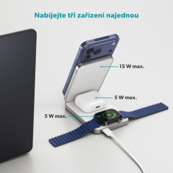 Epico UltraBase 4in1 8000mAh Fold powerbanka & bezdrôtový nabíjací stojan EF50