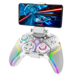 NONAME - iPega 9666BH Bluetooth RGB Gamepad pre Android/iOS/PS3/PS4/PC/N-Switch White