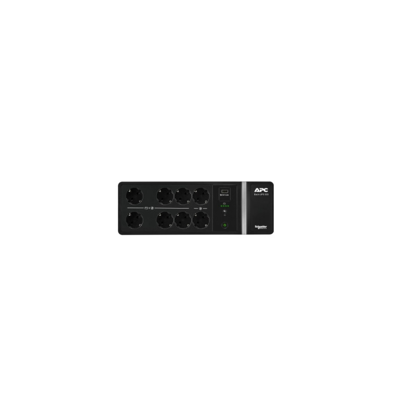 APC Back-UPS 500VA, BE500G2-GR, 8 schuko outlets