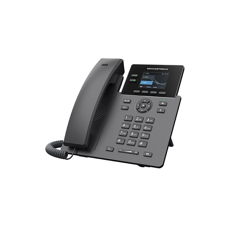 Grandstream GRP2610P SIP telefón, 2 linky, 8 VPK, farebný LCD, 2 SIP účty, PoE