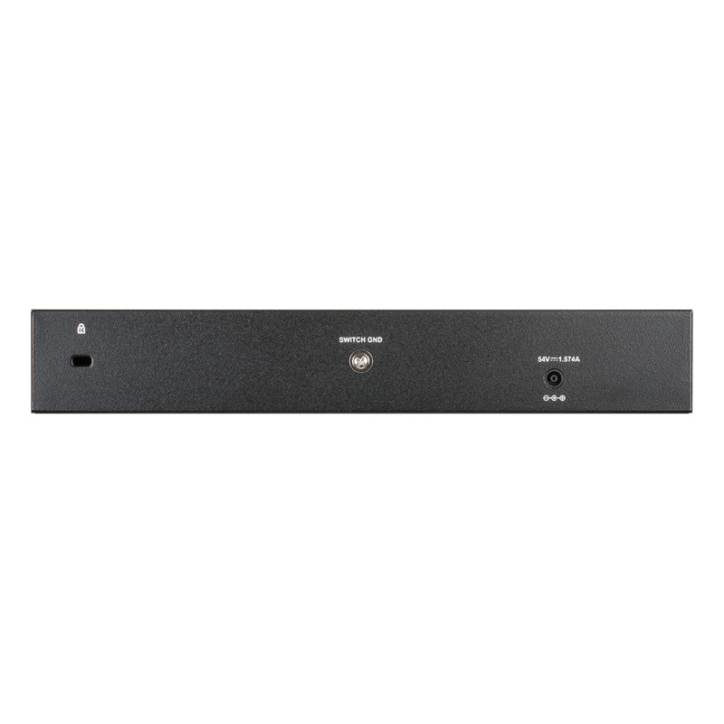 D-Link DGS-2000-10P Managed PoE switch, 8x GbE PoE+, 2x SFP, PoE 65W, fanless
