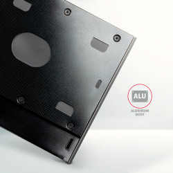 AXAGON RSS-CD09 rámček pre 2.5'' SSD/HDD do DVD slotu, 9.5 mm, LED, hliník