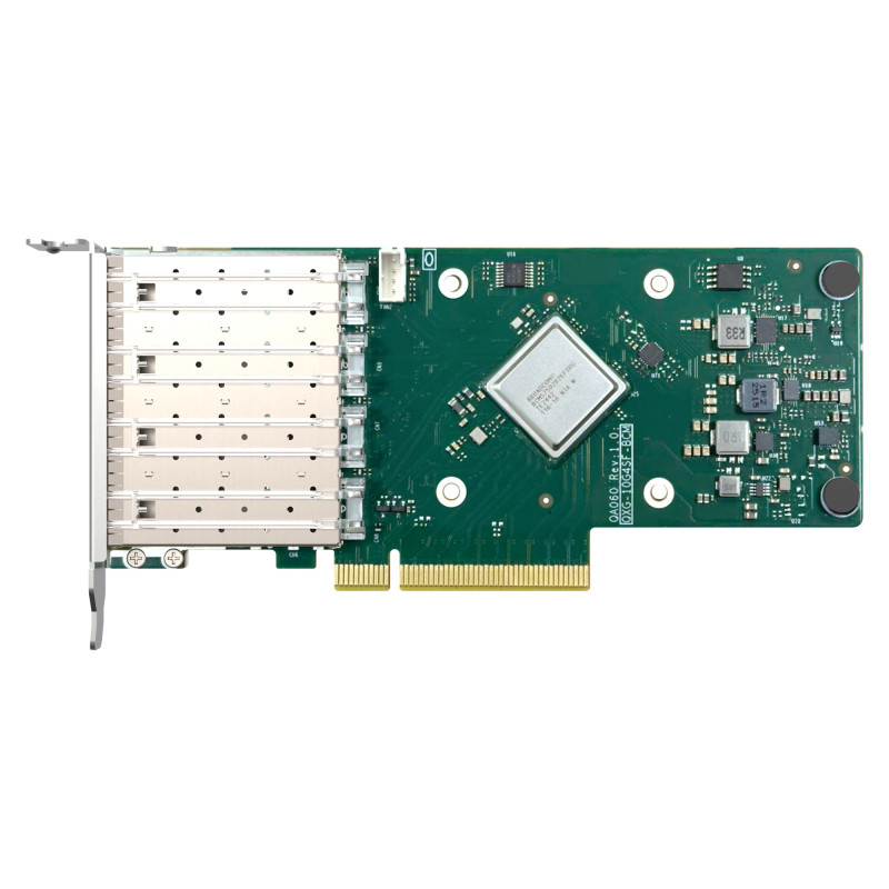 QNAP QXG-25G4SF-BCM, 4x25GbE SFP28, PCIe 4.0x8