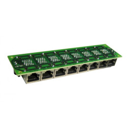 OEM - POE-PAN8, 8-portový pasívny POE panel